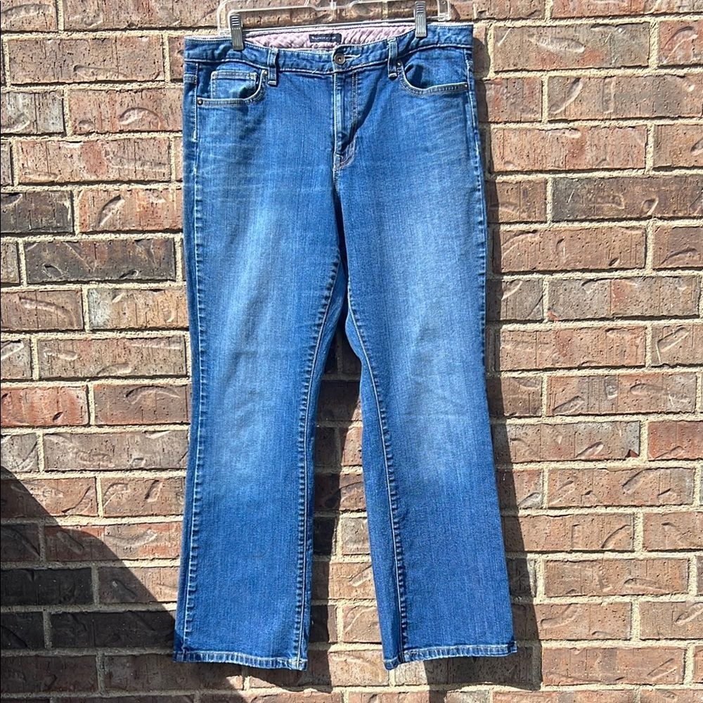 Vintage Tommy Hilfiger 2008 Flare Bootcut Blue Jeans Y2K 2000s Retro Boho Chic